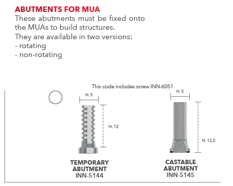 TEMPORARY ABUTMENTS