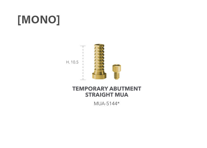 TEMPORARY ABUTMENTS [CONEXA] [MUA] [FLAT] [MONO]