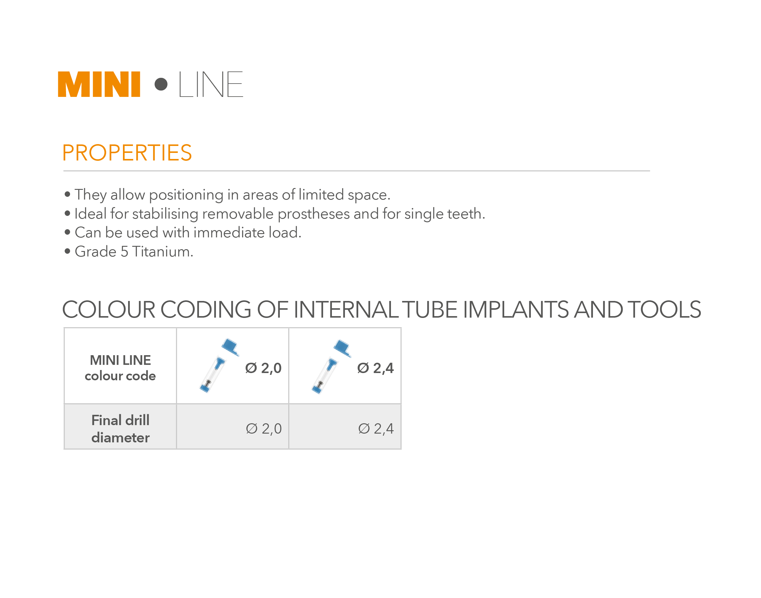 DURA-VIT MINI IMPLANT