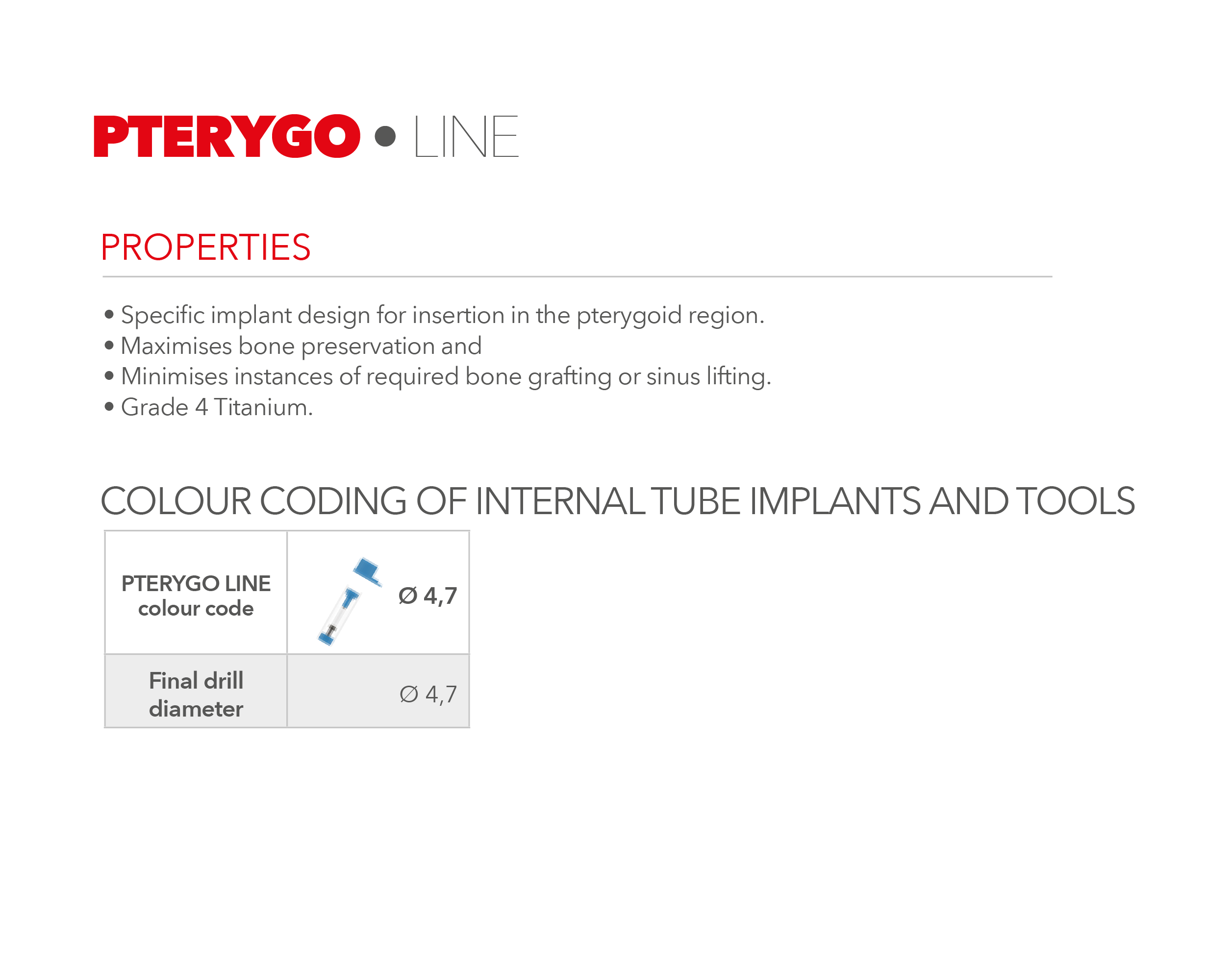 DURA-VIT PTERYGO IMPLANT