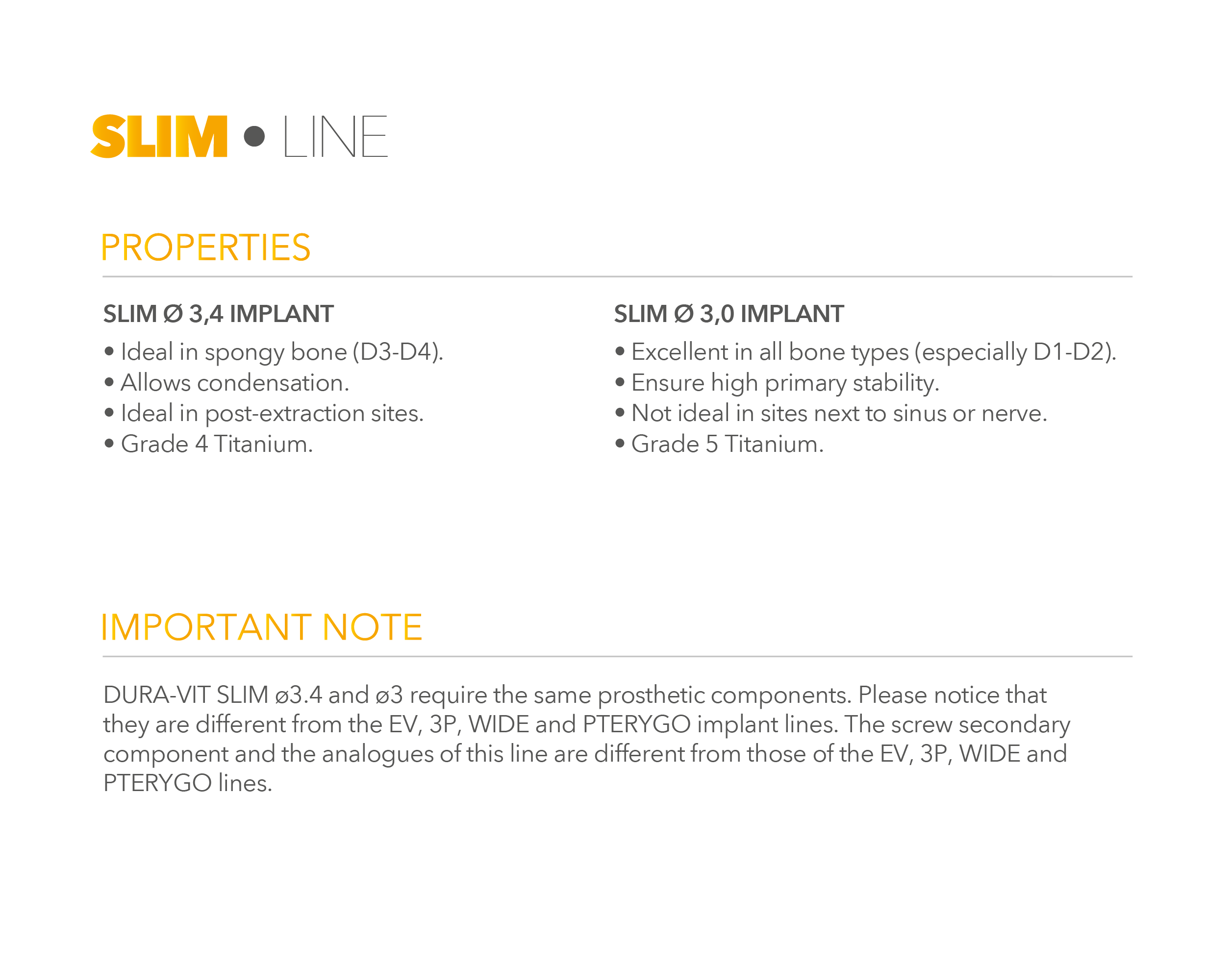 DURA-VIT SLIM IMPLANT