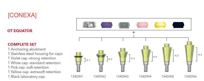 [OVERDENTURE] EQUATOR ABUTMENT