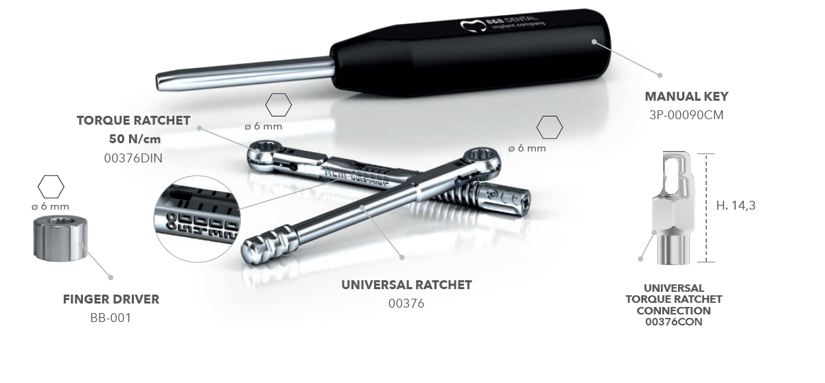 TORQUE RATCHET & MANUAL KEY